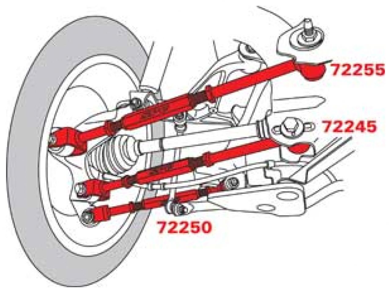 SPC Performance Infiniti Rear Kit (set of 3)