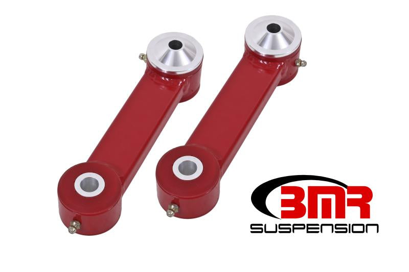 BMR 15-17 S550 Mustang Rear Lower Control Arms Vertical Link (Polyurethane) - Red TCA048R Main Image