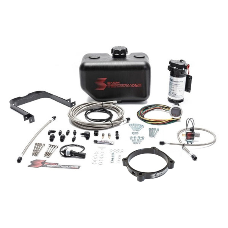 Snow Performance Stage 2 Boost Cooler 105mm Hellcat Water-Methanol Injection Kit w/ SS Braided Line SNO-2168-BRD