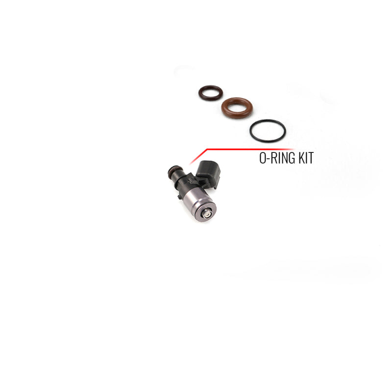 Injector Dynamics O-Ring/Seal Service Kit for Injector w/ 11mm Top Adapter and WRX Bottom Adapter SK.18.04.36.11