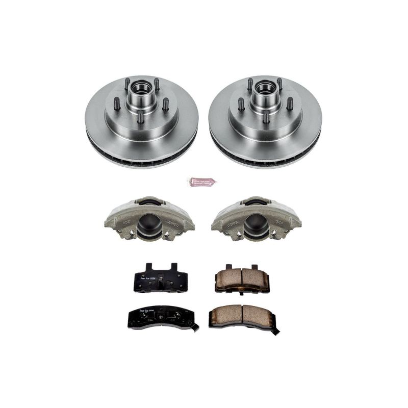 PowerStop PSB Autospecialty Kit w/Cals Brakes, Rotors & Pads Brake Kits - OE main image