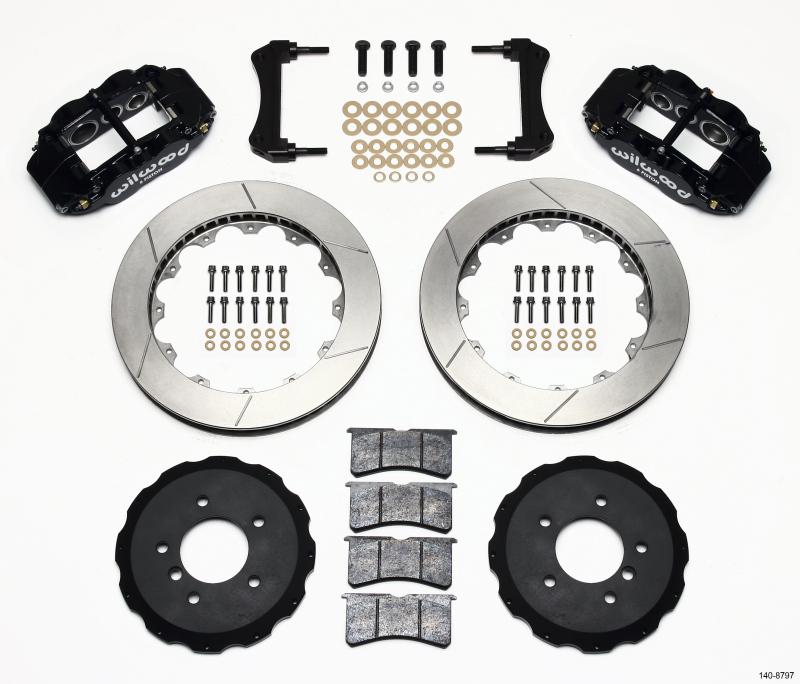 Wilwood Narrow Superlite 6R Front Hat Kit 13.06in E36 BMW M3 140-8797 Main Image