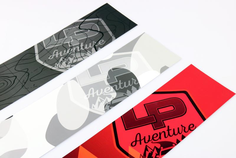 LP Aventure Deflector Sticker - Black FLP-OBA-STICKER BK Main Image