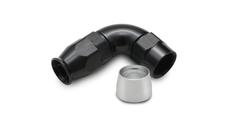 Vibrant -6AN 90 Degree Elbow Hose End Fitting for PTFE Lined Hose 28906