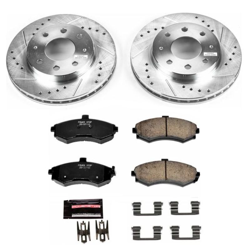 PowerStop PSB Z23 Evolution Kit Brakes, Rotors & Pads Brake Kits - Performance D&S main image