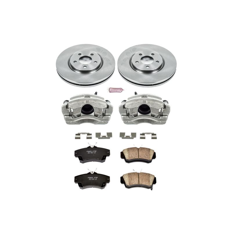 PowerStop PSB Autospecialty Kit w/Cals Brakes, Rotors & Pads Brake Kits - OE main image