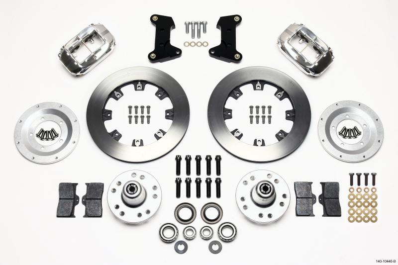 Wilwood Forged Dynalite Front Kit 12.19in Polished 74-80 Pinto/Mustang II Disc Spindle only 140-10440-P Main Image