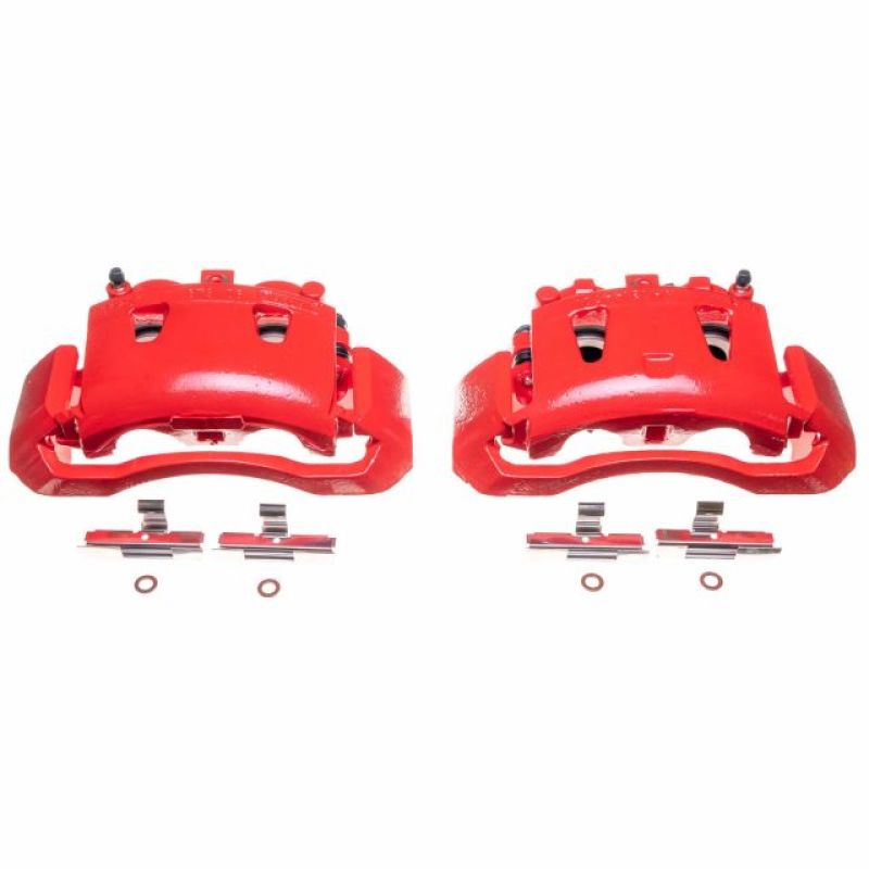 PowerStop PSB Red Calipers Brakes, Rotors & Pads Brake Calipers - Perf main image