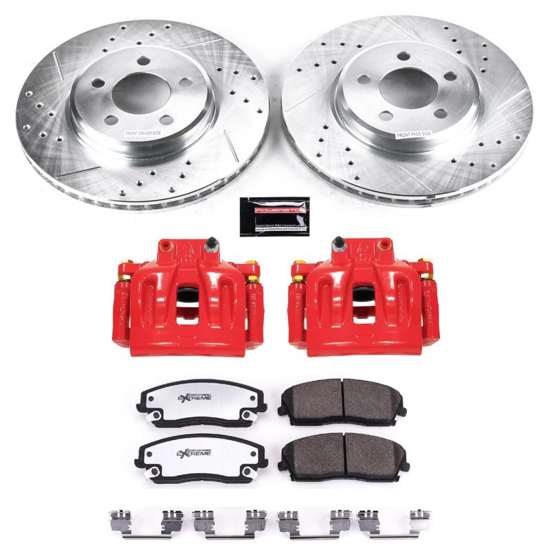 PowerStop PSB Z26 Street Kit w/Cals Brakes, Rotors & Pads Brake Kits - Performance D&S main image