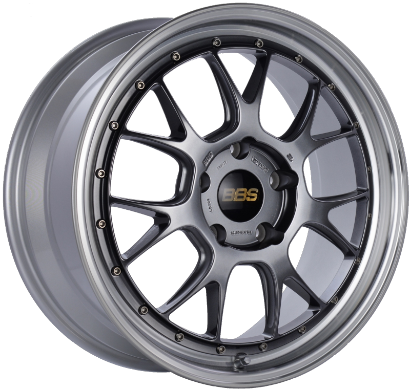 BBS LM-R 19x8.5 5x130 ET55 CB71.6 Diamond Black Center Diamond Cut Lip Wheel LM309DBPK Main Image