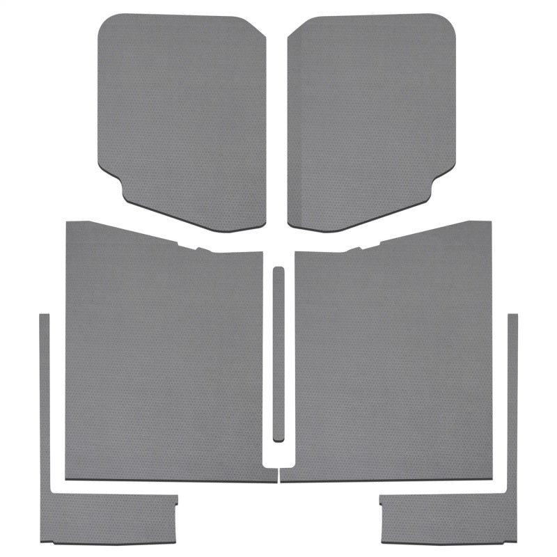 DEI 2019-Up Jeep Gladiator Leather Look Headliner Complete Kit 7-pc - Gray 50186