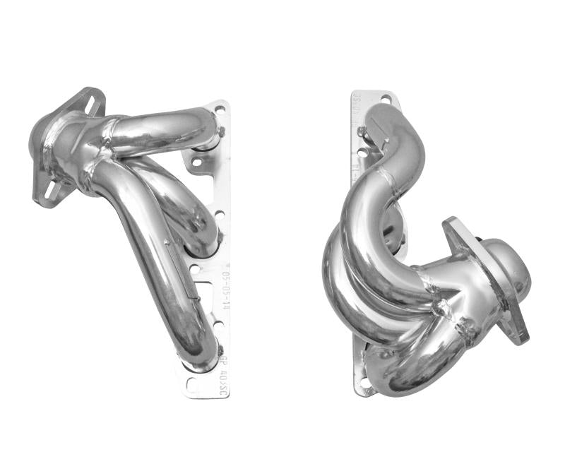 Gibson 07-11 Jeep Wrangler JK Rubicon 3.8L 1-1/2in 16 Gauge Performance Header - Ceramic Coated GP403S-C Main Image