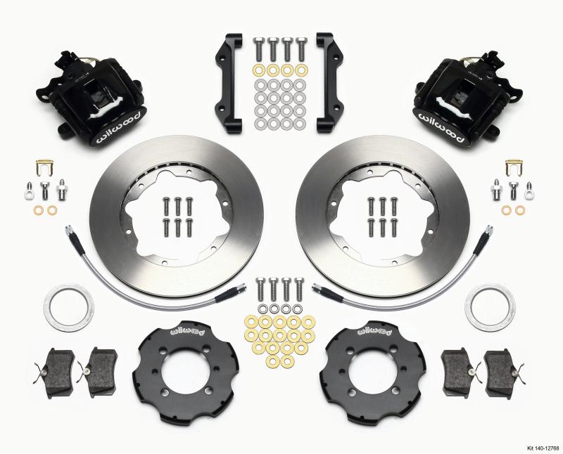 Wilwood Combination Parking Brake Rear Kit 11.00in 2012 Fiat 500 w/ Lines 140-12768 Main Image