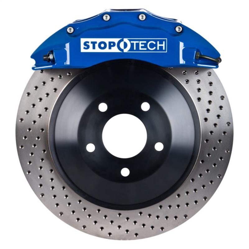 StopTech Chrysler 300C Front Touring 1-Piece BBK w/ Blue ST-60 Calipers Slotted Rotor 82.243.6100.22 Main Image