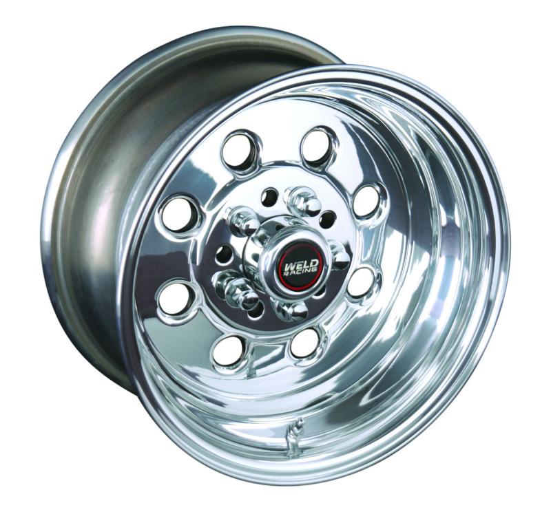 Weld Draglite 15x15 / 5x4.5 & 5x4.75 BP / 6.5in. BS Polished Wheel - Non-Beadlock 90-515352 Main Image