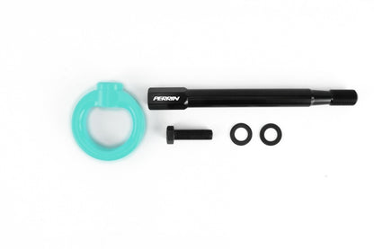 Perrin Subaru BRZ/FR-S/86 Tow Hook Kit (Rear) - Hyper Teal PSP-BDY-255TE *Discontinued