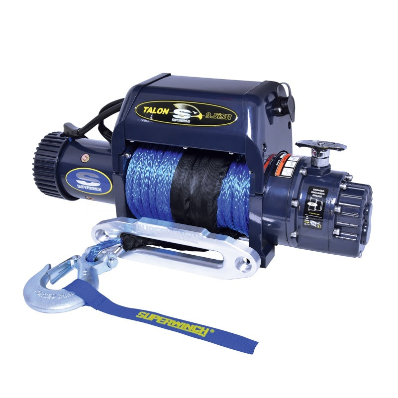 Superwinch 9500 LBS Integrated 12 VDC 3/8in x 80ft Synthetic Rope Talon 9.5iSR Winch 1695211