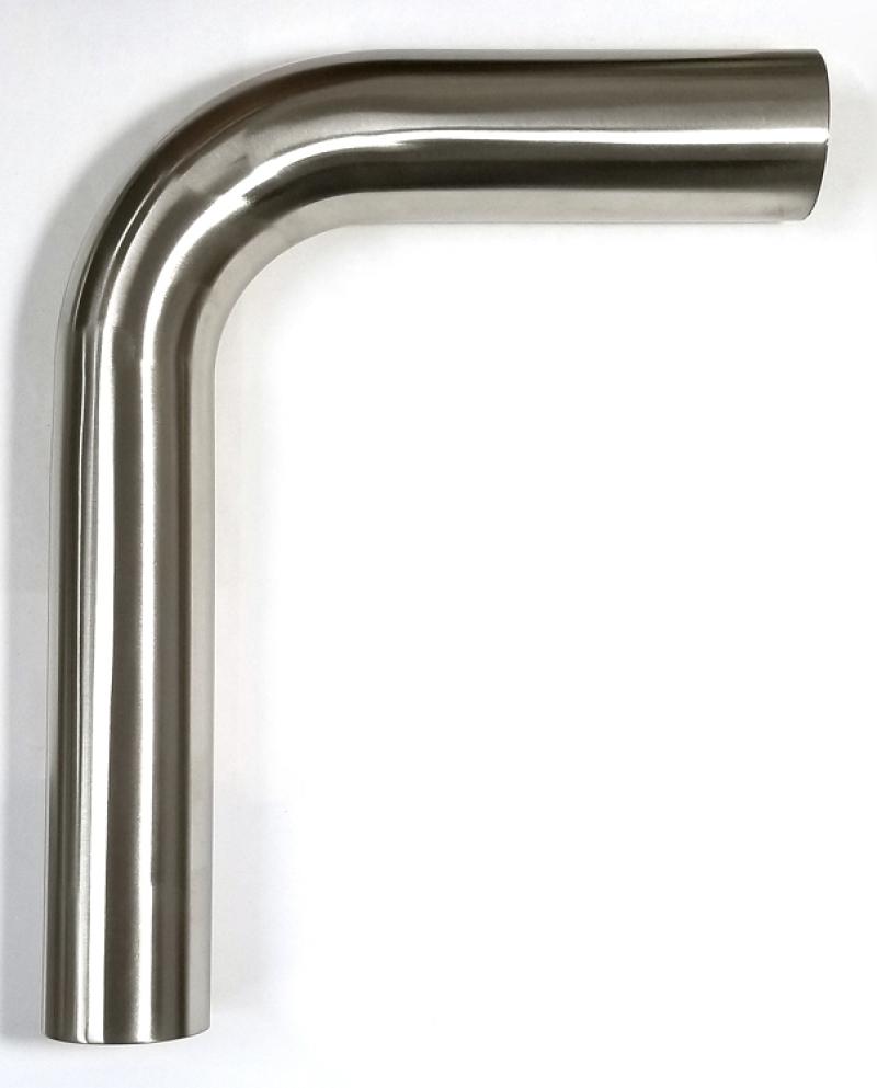 Stainless Bros 1.625in Diameter 1.5D / 2.4in CLR 90 Degree Bend 6.5in leg/6.5in leg Mandrel Bend 601-04256-8150 Main Image