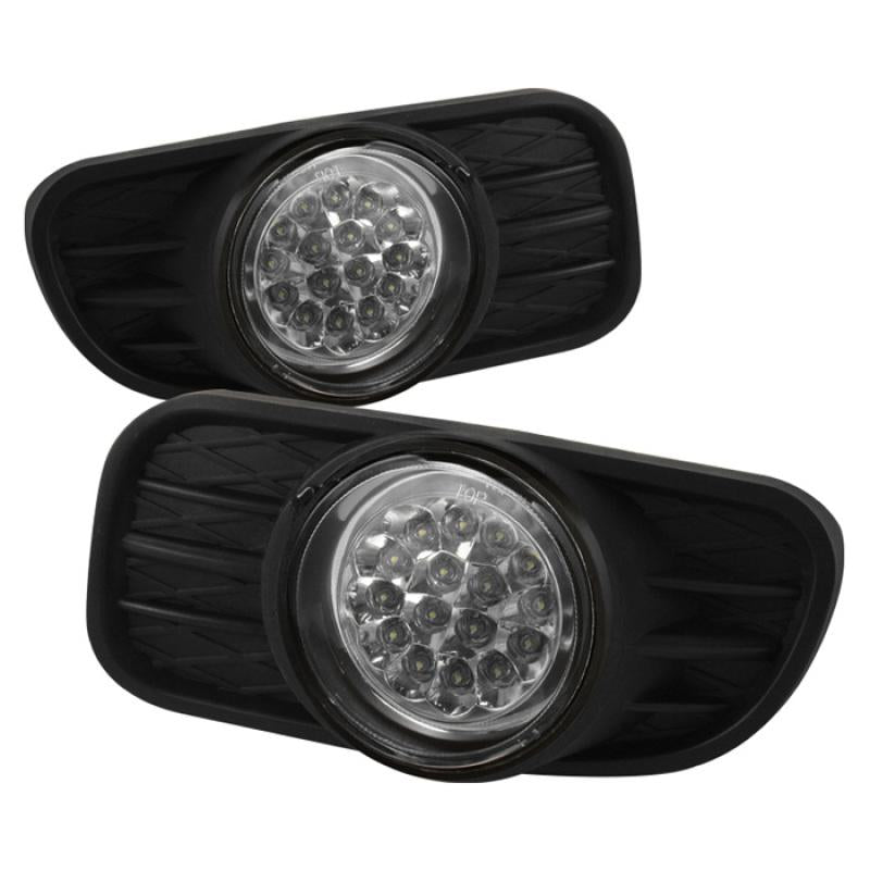 Spyder Jeep Grand Cherokee 99-04 LED Fog Lights w/Switch Clear FL-LED-JGC99-C 5015693 Main Image