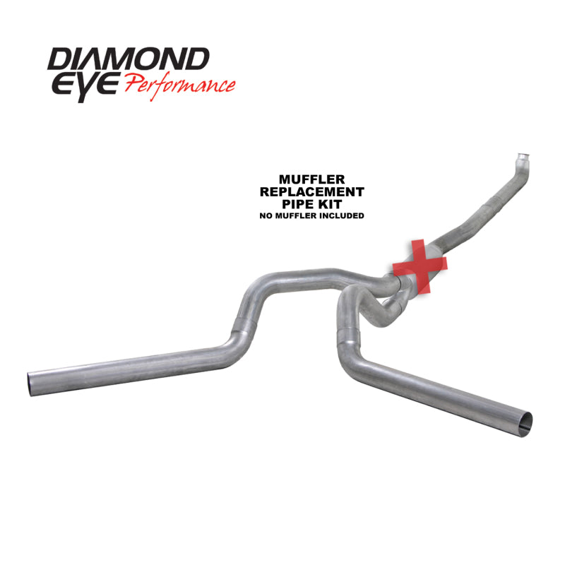 Diamond Eye Performance DEP Turbo Back Exhaust Kit AL Exhaust, Mufflers & Tips Turbo Back main image