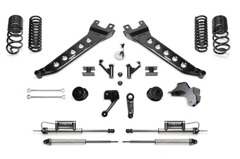 Fabtech 19-20 Ram 2500 4WD 5in Radius Arm System w/Coil Springs & DL Shocks K3180DL Main Image