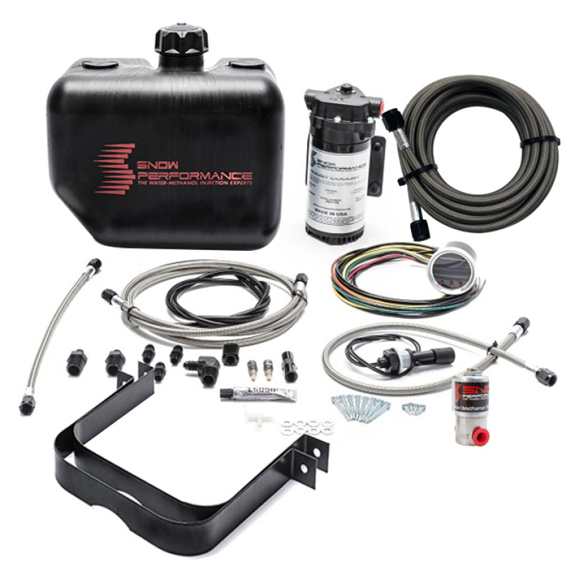 Snow Performance 2.5 Boost Cooler Water Methanol Injection Kit w/ SS Brd Line & 4AN Fittings SNO-211-BRD