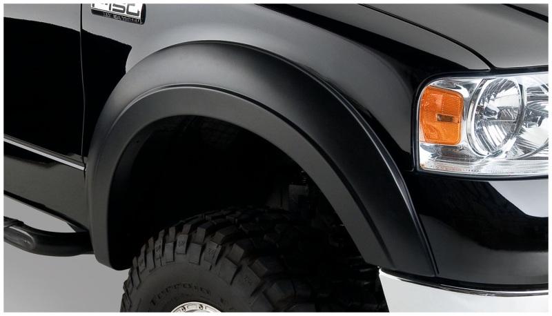 Bushwacker 04-08 Ford F-150 Extend-A-Fender Style Flares 2pc - Black 20051-02 Main Image