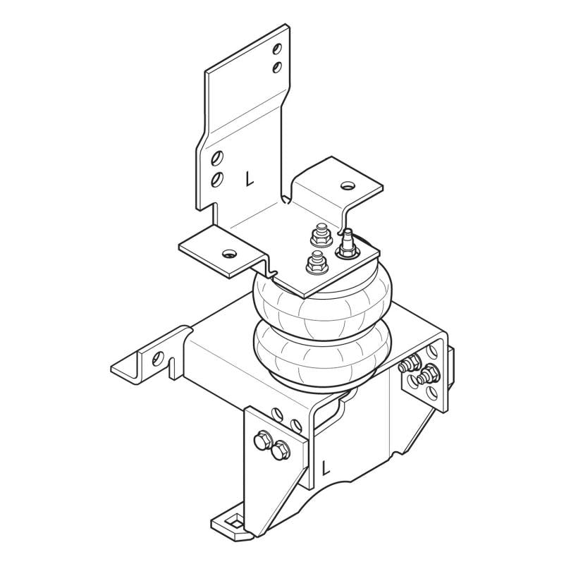 Firestone Ride-Rite Air Helper Spring Kit Rear 94-02 Dodge RAM 3500 Cab Chassis (W217602220) 2220 Main Image