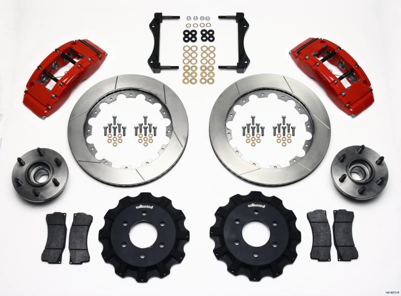 Wilwood TC6R Front Kit 16.00in Red 2004-2008 Ford F150 140-9072-R Main Image