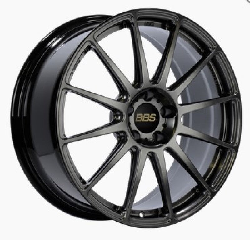 BBS FS 19x9 5x112 ET25 Diamond Black Wheel -82mm PFS/Clip Required FS002DBK