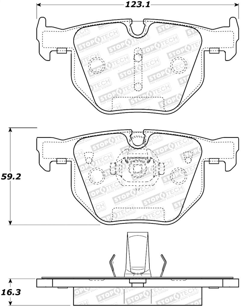 StopTech Street Brake Pads 308.10420 Main Image