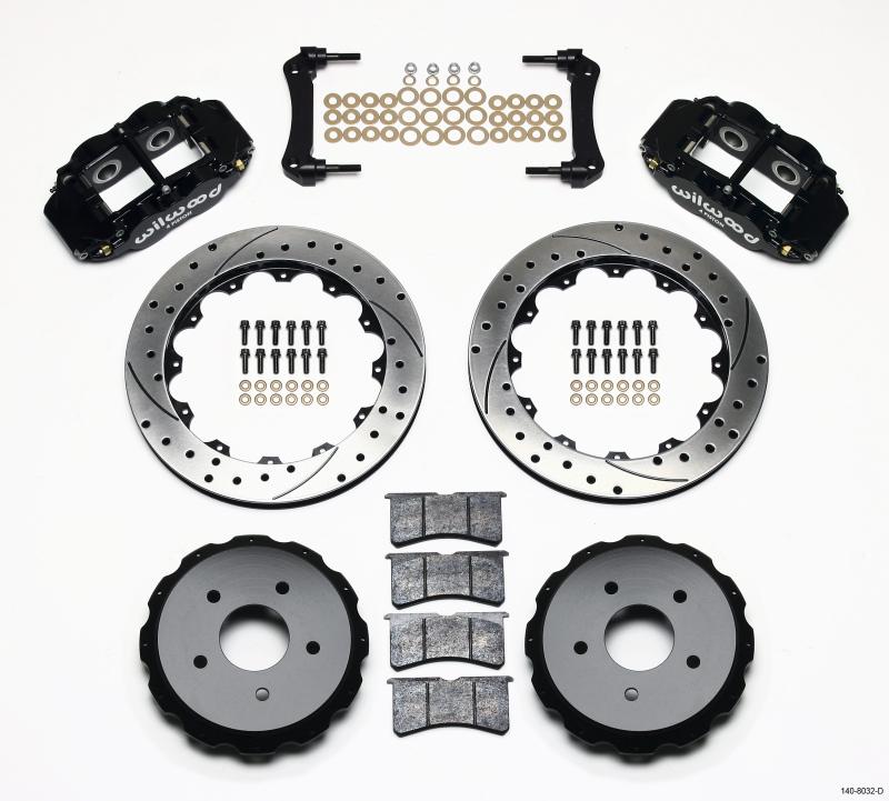 Wilwood Narrow Superlite 4R Rear Kit 12.88in Drilled 97-04 Corvette C5/Z06 140-8032-D Main Image