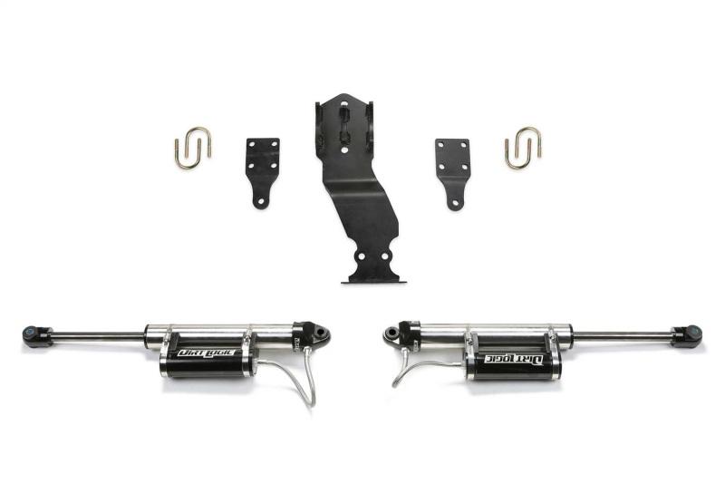 Fabtech 17-20 Ford F250/F350 4WD Dual Steering Stabilizer System w/DL 2.25 Resi Shocks FTS22304 Main Image