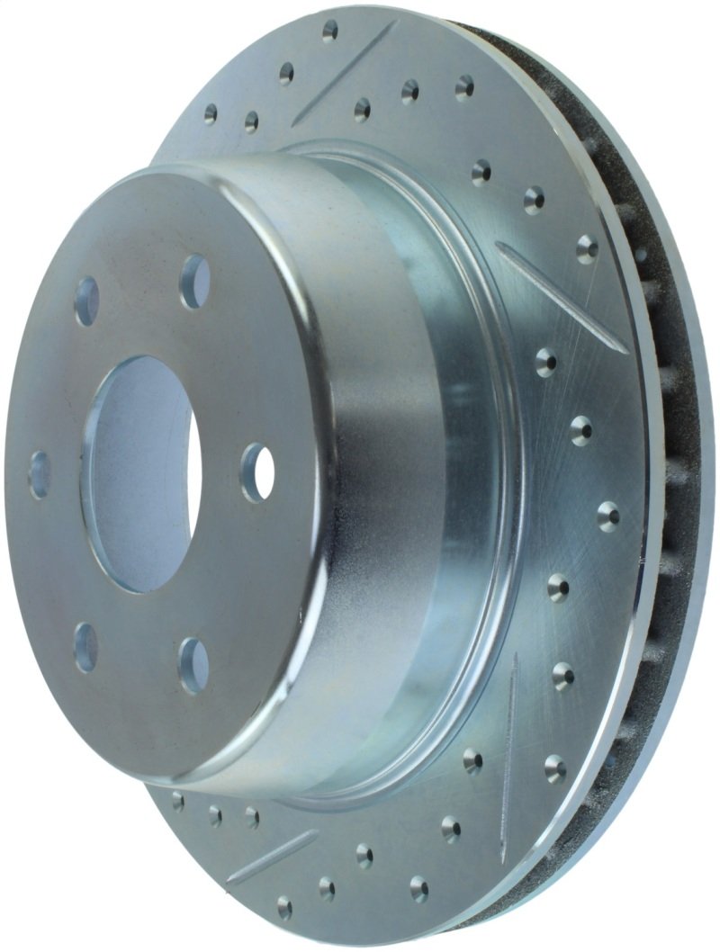 StopTech Select Sport 02-06 Cadillac Escalade Slotted and Drilled Right Rear Rotor 227.66045R Main Image