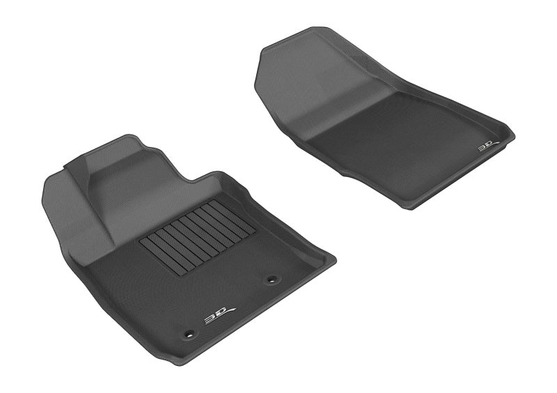 3D MAXpider 2011-2019 Ford Fiesta Kagu 1st Row Floormat - Black L1FR08011509