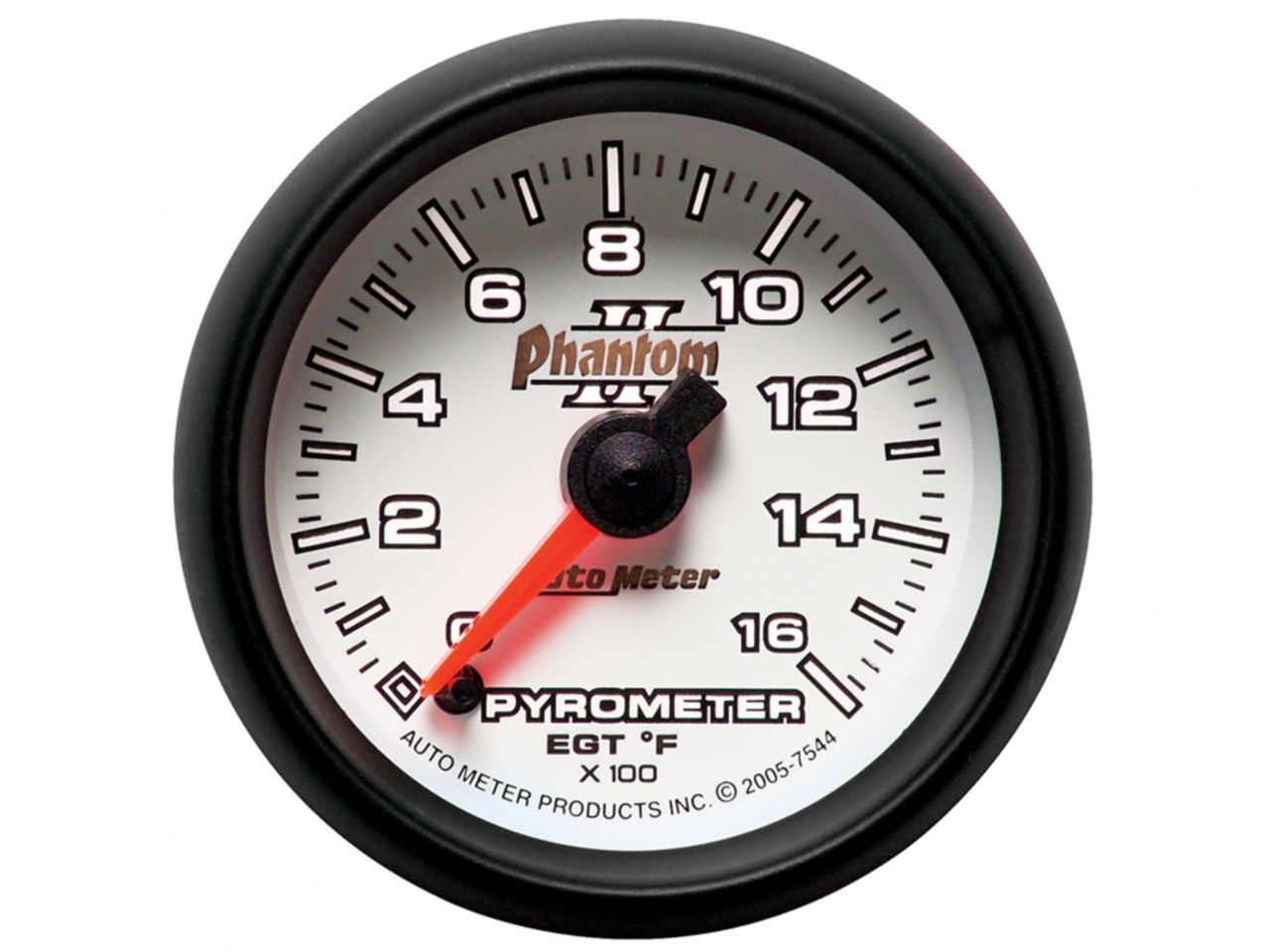 Autometer Gauge, Pyrometer (Egt), 2 1/16" 1600 Deg. F, Digital Stepper Motor