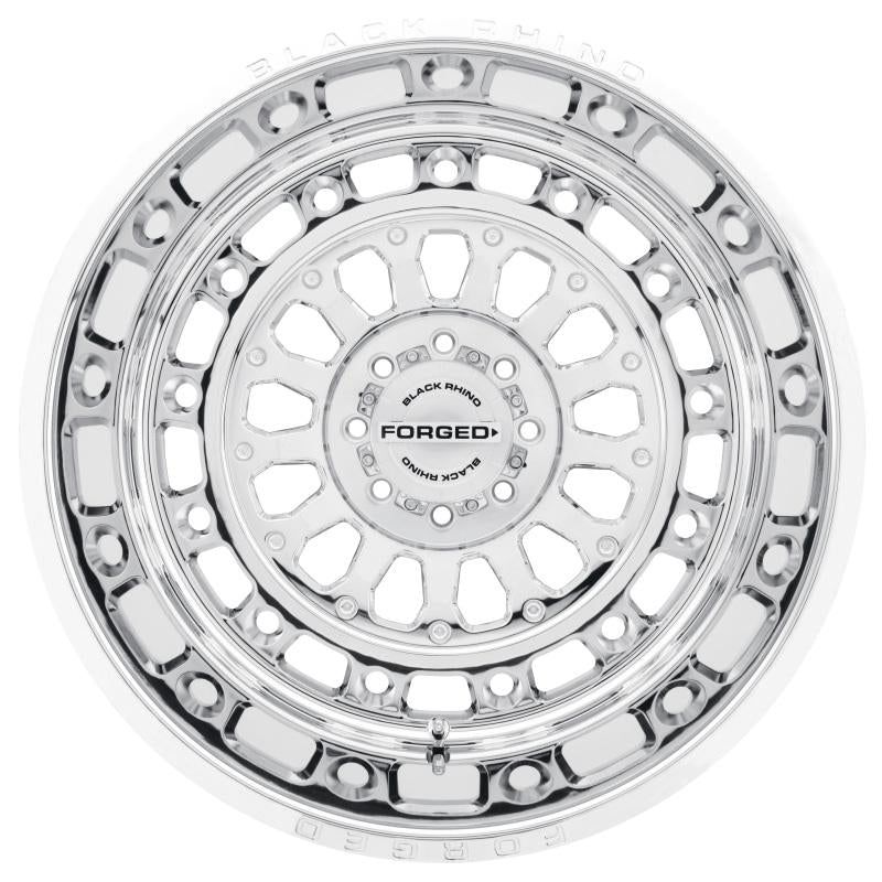 Black Rhino Centurion 22x14 5x127 ET-76 CB 71.6 Polished Wheel 2214CNT-65127P71 Main Image