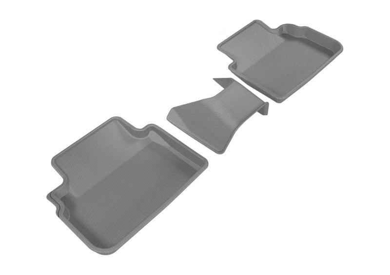 3D MAXpider 2017-2019 Subaru Impreza/Crosstrek Kagu 2nd Row Floormats - Gray L1SB02221501 Main Image