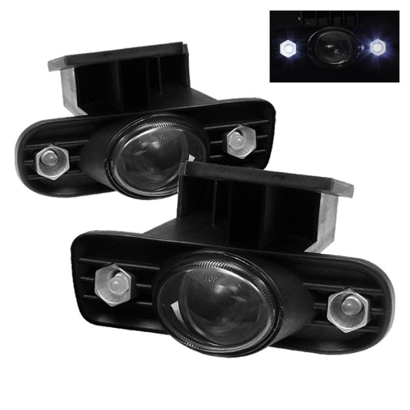 Spyder GMC Sierra 1500/2500 99-02 LED Projector Fog Lights w/Switch Smke FL-P-GS99-HL-SM 5021465 Main Image