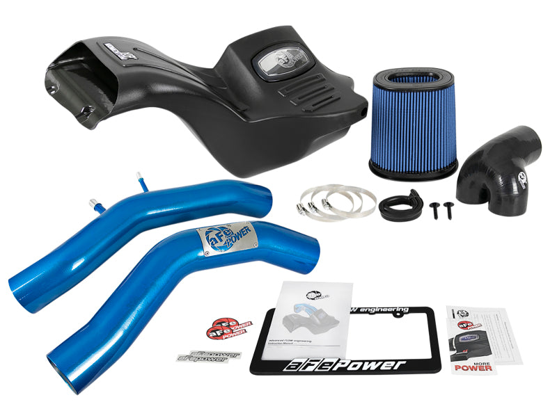 aFe Momentum XP Cold Air Intake System w/ Pro 5R Media Blue 15-19 Ford F-150 V8-5.0L 50-30024RL