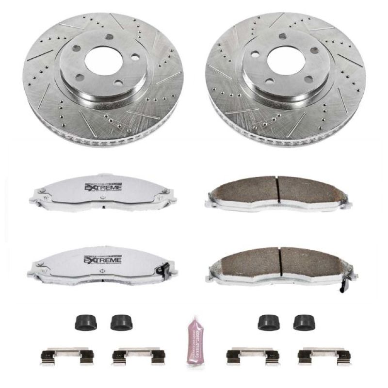 PowerStop PSB Z26 Street Warrior Kit Brakes, Rotors & Pads Brake Kits - Performance D&S main image