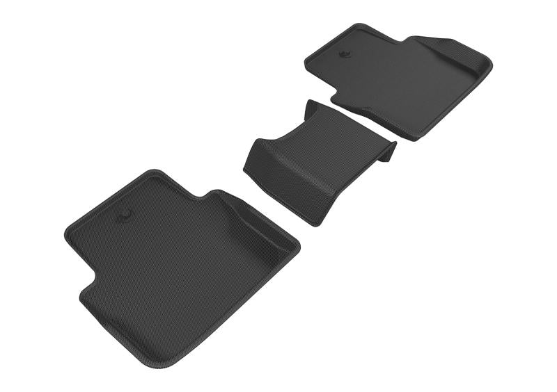 3D MAXpider 2015-2020 Acura TLX Kagu 2nd Row Floormats - Black L1AC00921509 Main Image