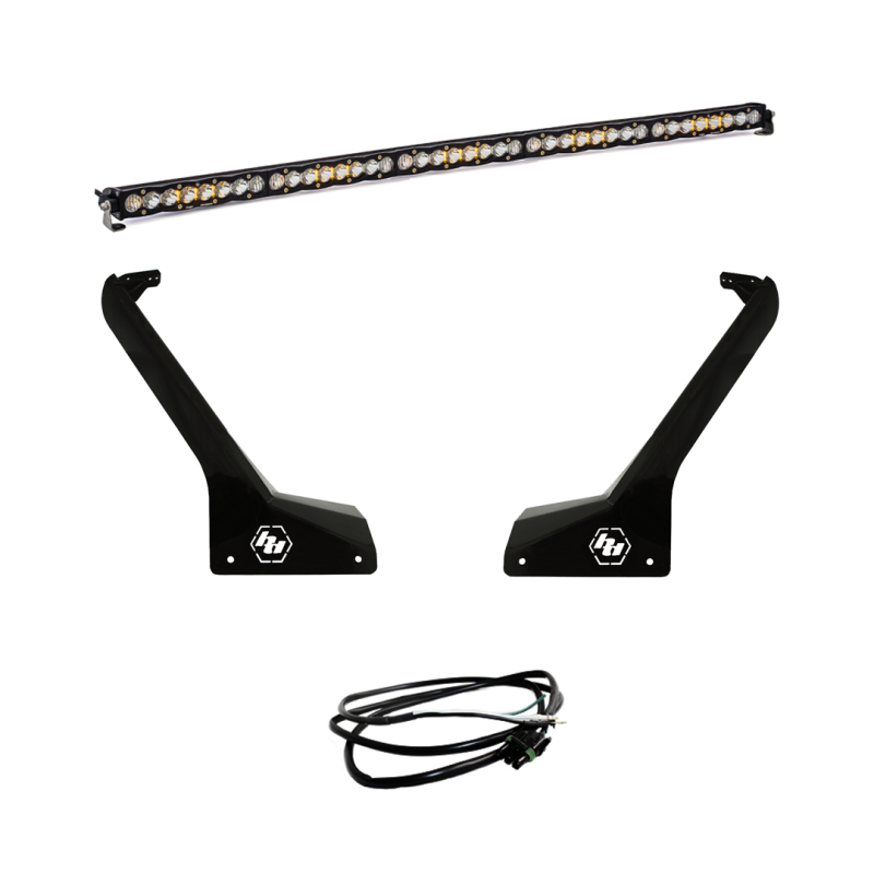 Baja Designs Jeep JL/JT Roof Bar LED Light Kit 50in S8 w/Upfitter 447665UP