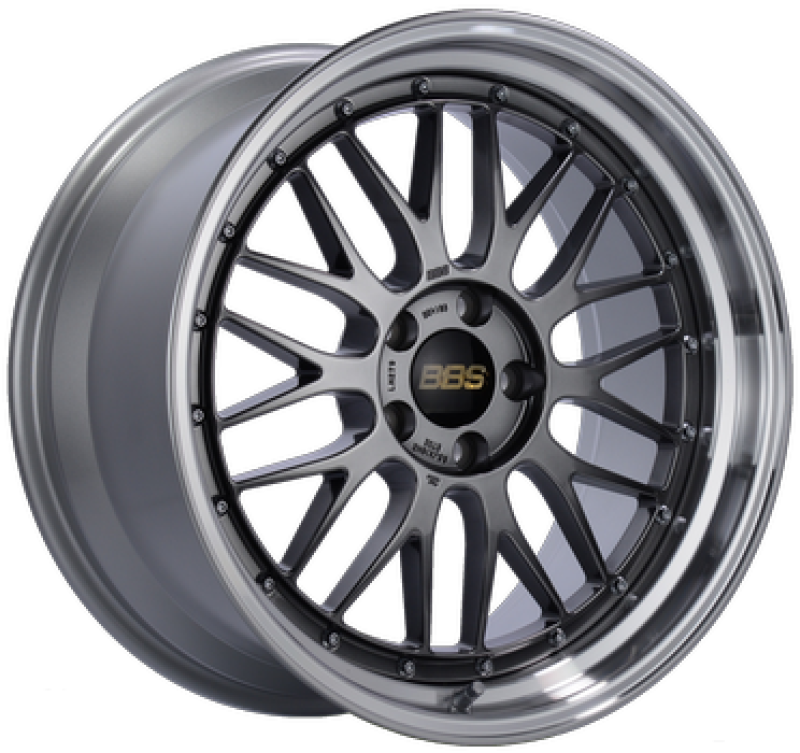 BBS LM 19x9.5 5x120 ET35 Diamond Black Center Diamond Cut Lip Wheel -82mm PFS/Clip Required LM228DBPK