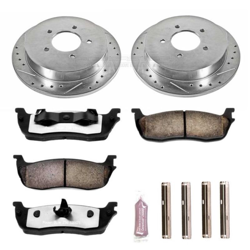 PowerStop PSB Z36 Truck & Tow Kit Brakes, Rotors & Pads Brake Kits - Performance D&S main image