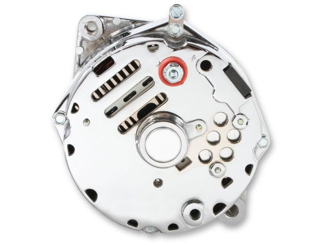 Mr Gasket Chrome Alternator, Early Gm Delco 80 Amp