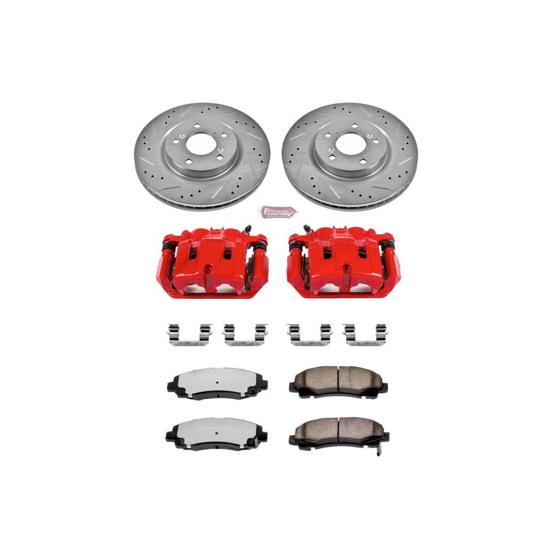 PowerStop PSB Z36 Truck & Tow Kit w/Cals Brakes, Rotors & Pads Brake Kits - Performance D&S main image