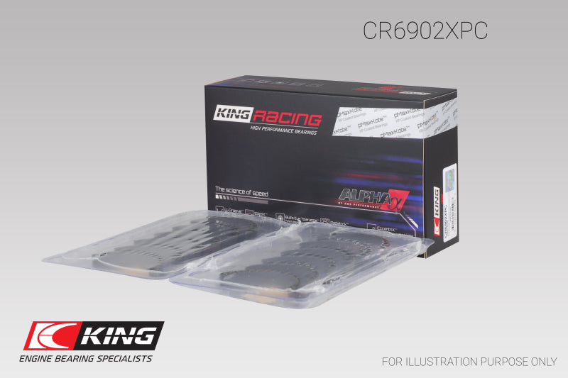 King Nissan VQ35HR/VQ37VHR/VR30DTT (Size STDX) pMaxKote Rod Bearing Set CR6902XPCSTDX