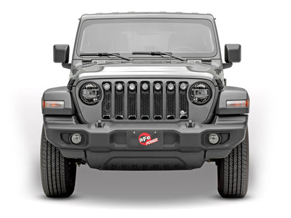 aFe Jeep Wrangler (JL) w/ LEDs Scorpion Grille 79-21004L