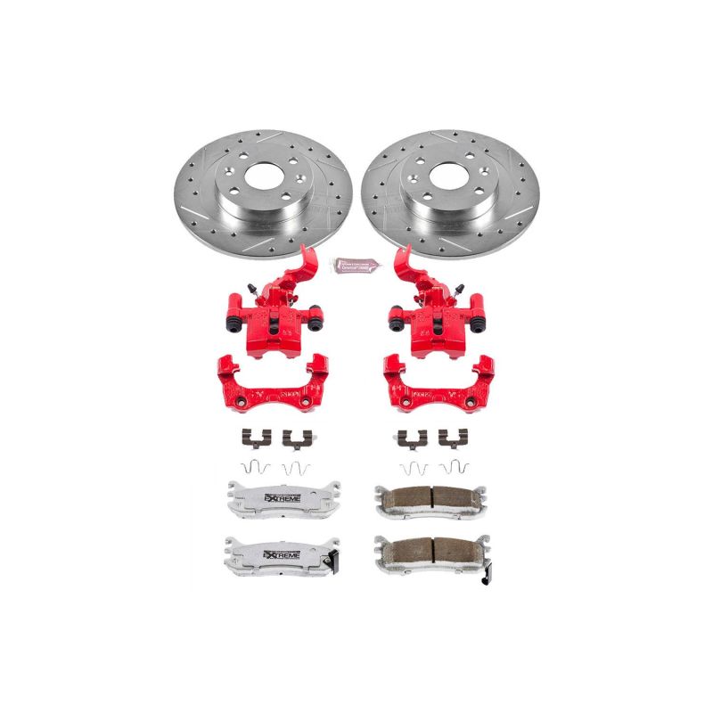 PowerStop PSB Z26 Street Kit w/Cals Brakes, Rotors & Pads Brake Kits - Performance D&S main image